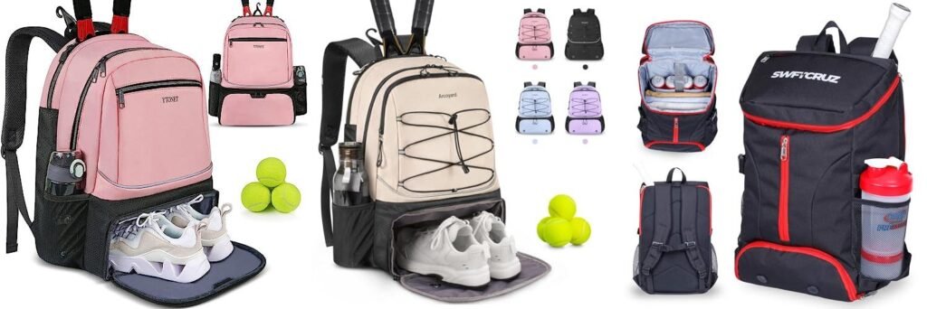 Tennis Backpack combined image