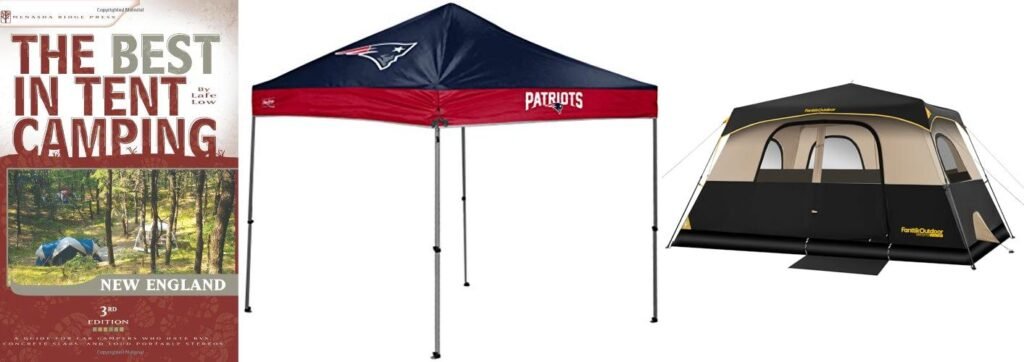 Tent Camping In New England combined image