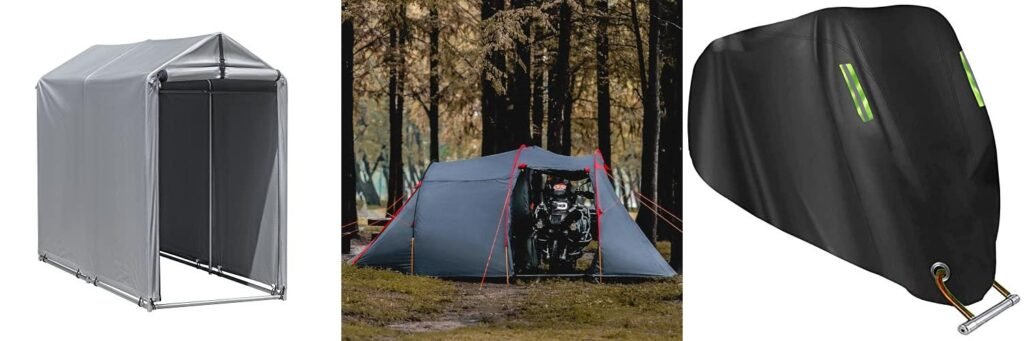 Tent For Motorcycle combined image