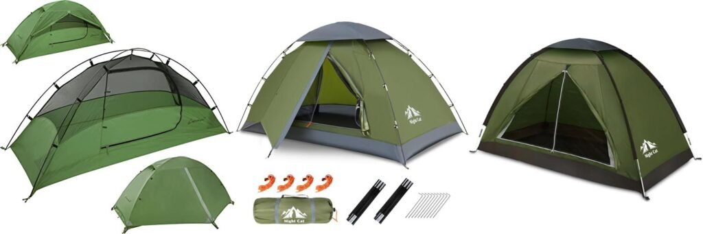 Tent For Solo Backpacking combined image