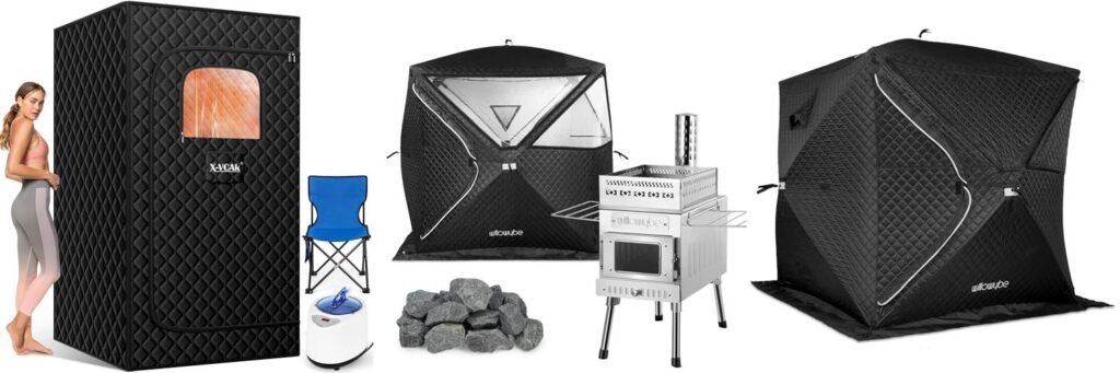 Tent Sauna combined image