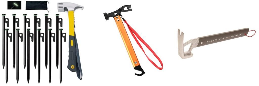 Tent Stake Hammer combined image