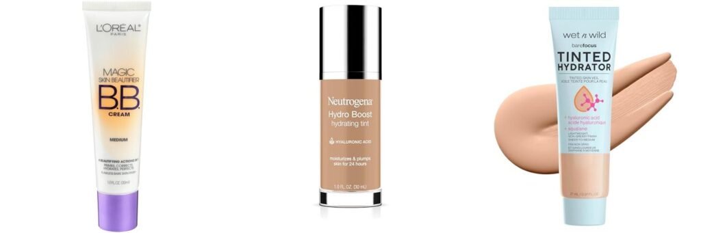 Tinted Moisturizer Without Sunscreen combined image