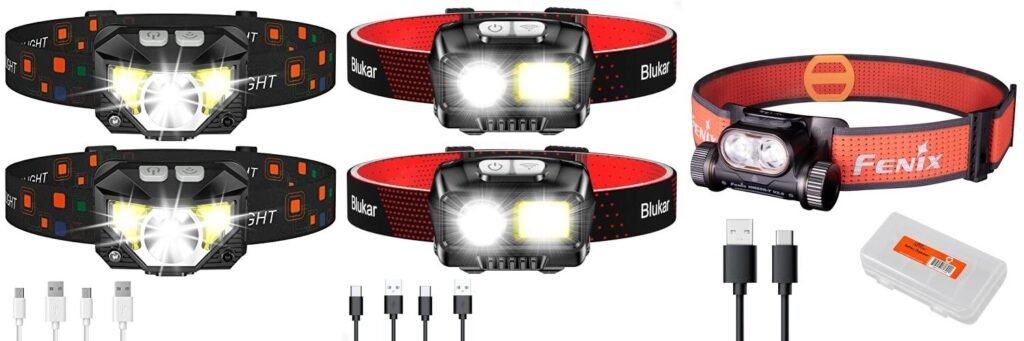 Trail Running Headlamp combined image