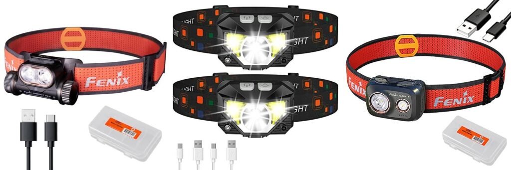 Trail Running Headlamps combined image