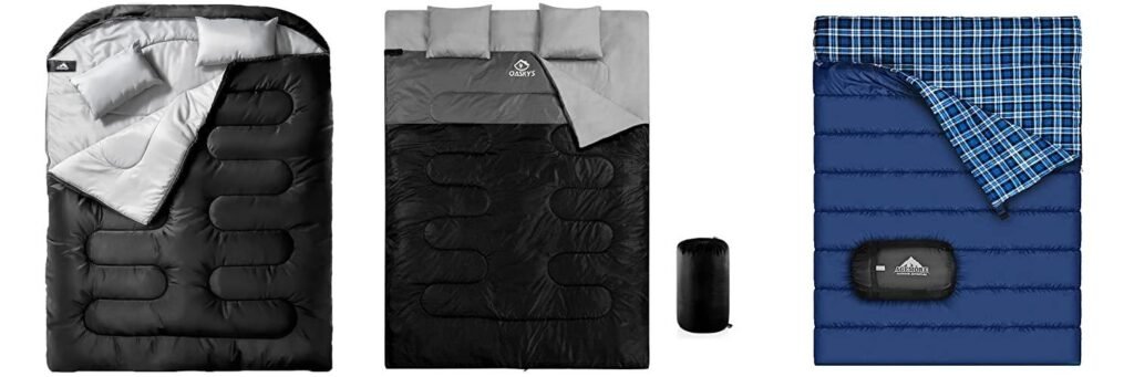 Two Person Sleeping Bag combined image
