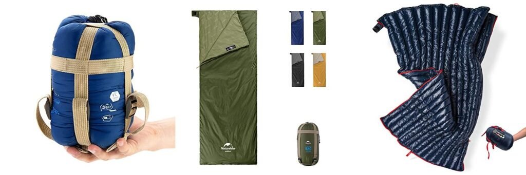 Ultra Light Sleeping Bag combined image