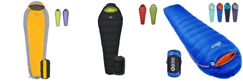 Ultralight 0 Degree Sleeping Bag combined image