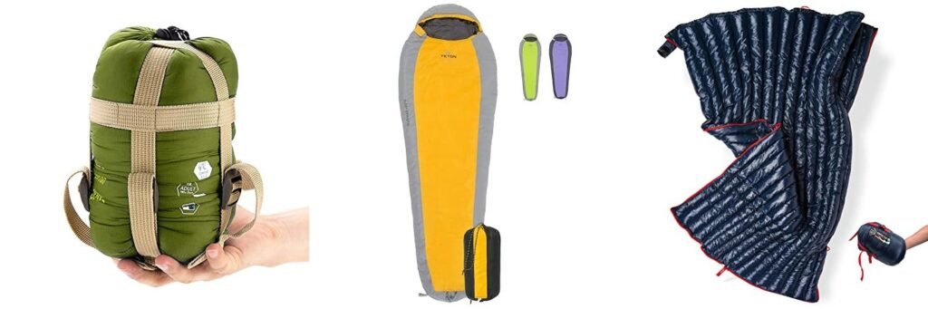 Ultralight Sleeping Bag combined image