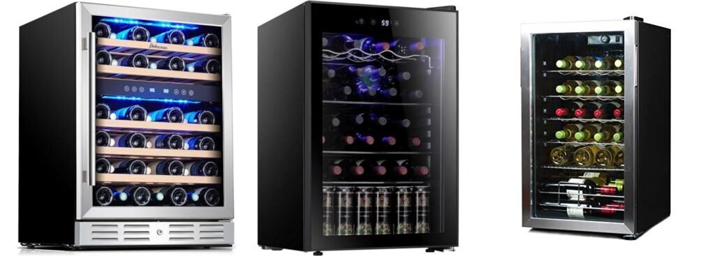 Under Counter Wine Cooler combined image