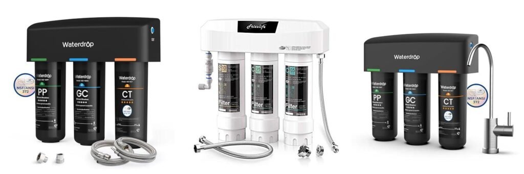 Under Sink Water Filter For Fluoride combined image