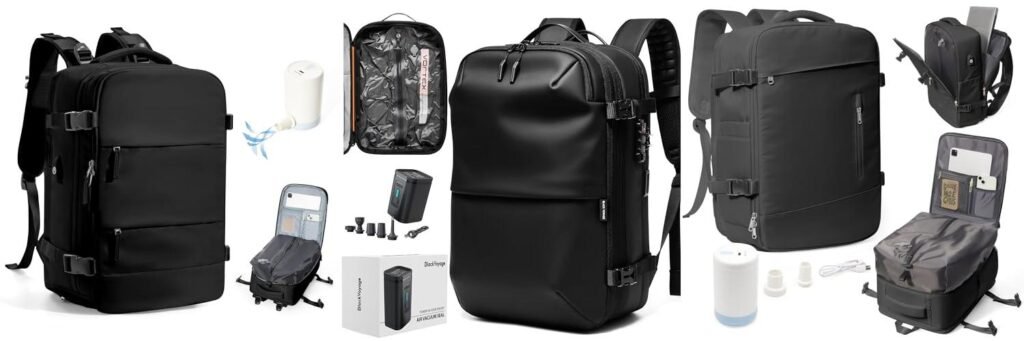 Vacuum Backpack For Travel combined image