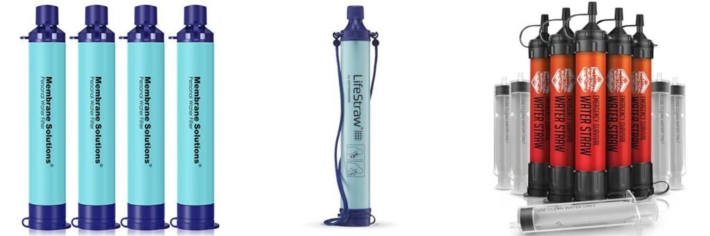 Water Filter Straw combined image