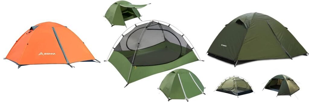 Waterproof Backpacking Tent combined image