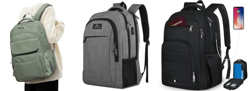 Waterproof Backpacks For School combined image