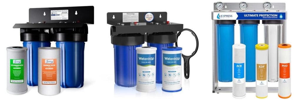 Whole House Chlorine Water Filter combined image