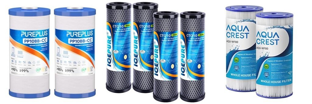 Whole House Water Filter Cartridge combined image