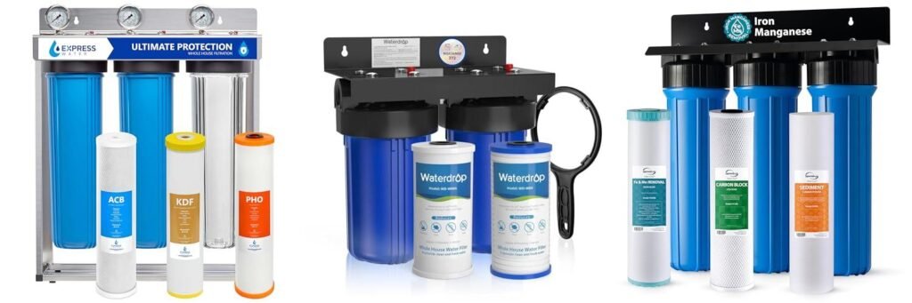 Whole House Water Filter System For Well Water combined image