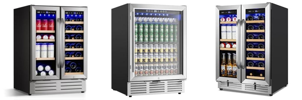 Wine And Beverage Cooler Undercounter combined image