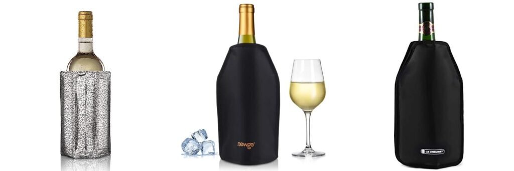 Wine Bottle Cooler Sleeve combined image