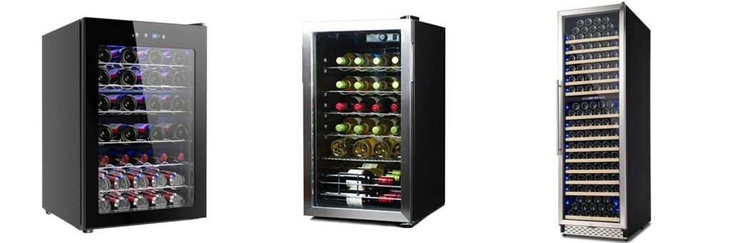 Wine Cooler Refrigerator combined image