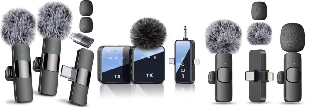 Wireless Mic For Content Creators combined image