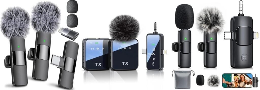 Wireless Mics For Content Creators combined image