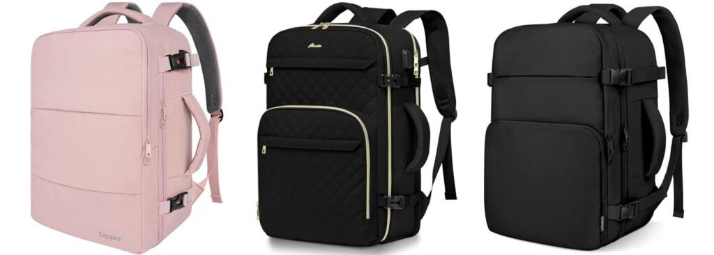 WomenS Backpack For Travel Carry On combined image