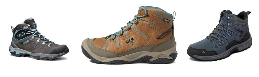 WomenS Hiking Boots For Bunions combined image