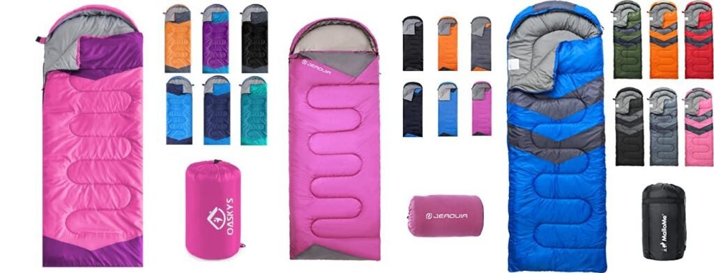 WomenS Sleeping Bag combined image