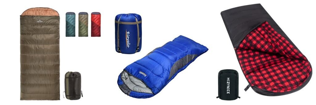 Zero Degree Sleeping Bag combined image