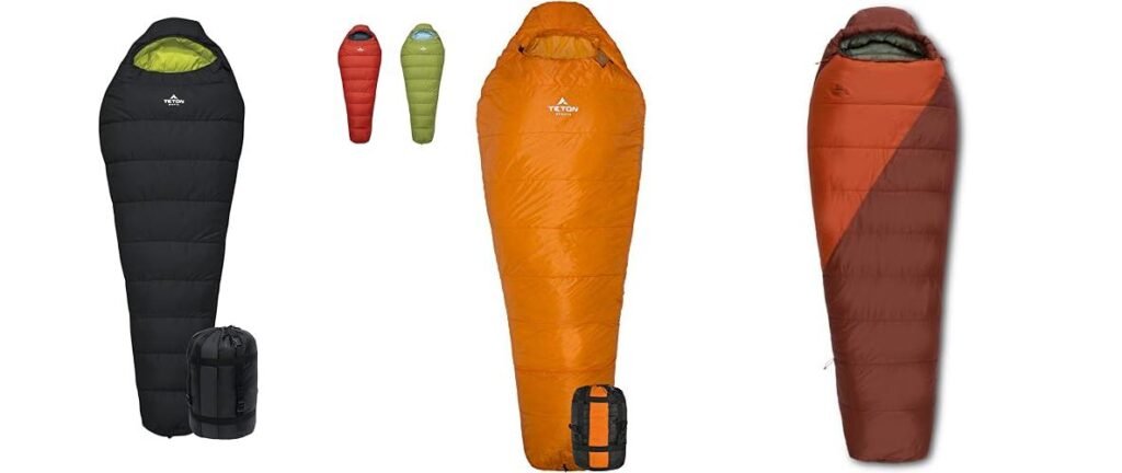 0 Degree Sleeping Bag Backpacking combined image
