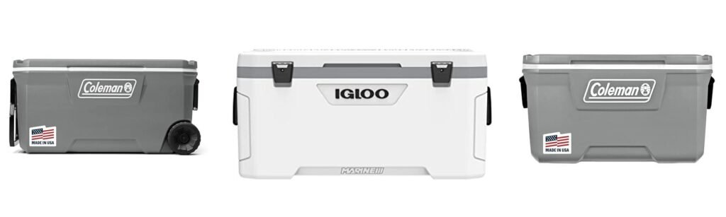 100 Quart Cooler combined image