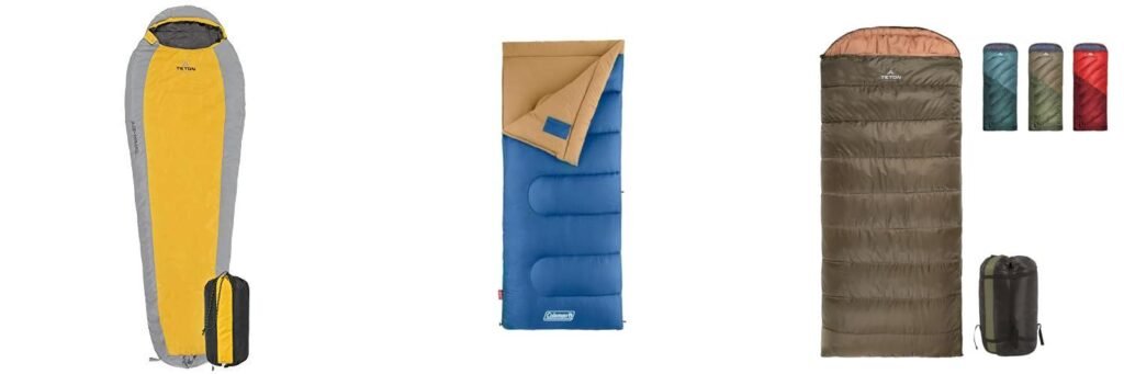 20 Degree Sleeping Bag combined image