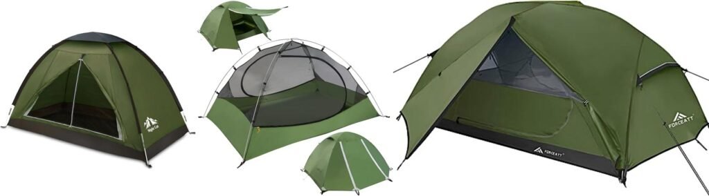 2 Person Tent For Backpacking combined image