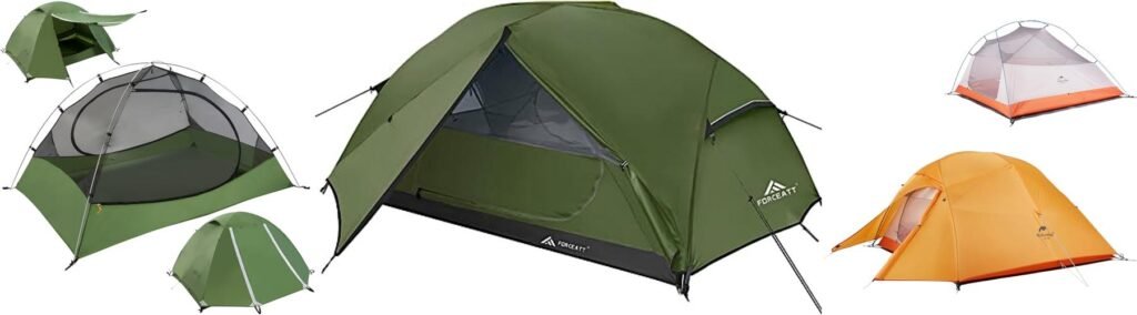 3 Man Hiking Tent combined image