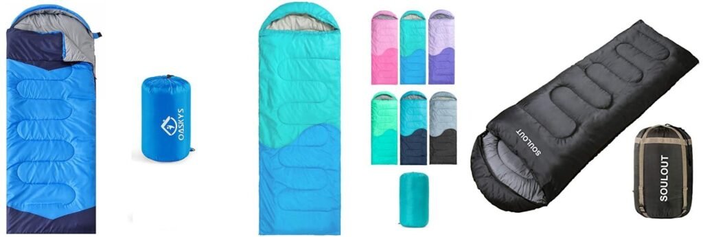 3 Season Sleeping Bags combined image