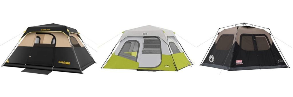 6 Person Instant Tent combined image