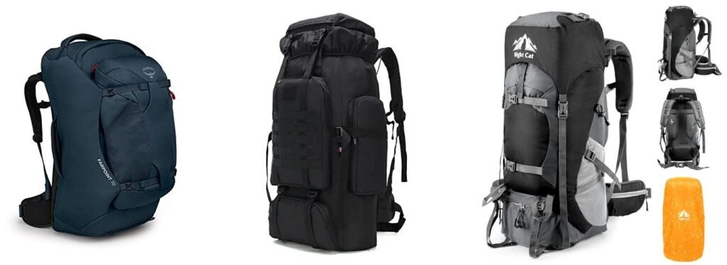 70L Backpack combined image