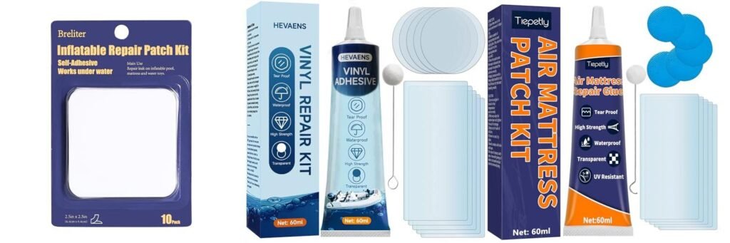 Air Mattress Repair Kit combined image