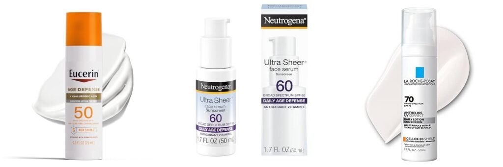 Anti Aging Sunscreen For Face combined image