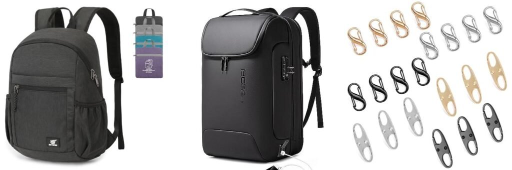 Anti Theft Backpack For Travel combined image