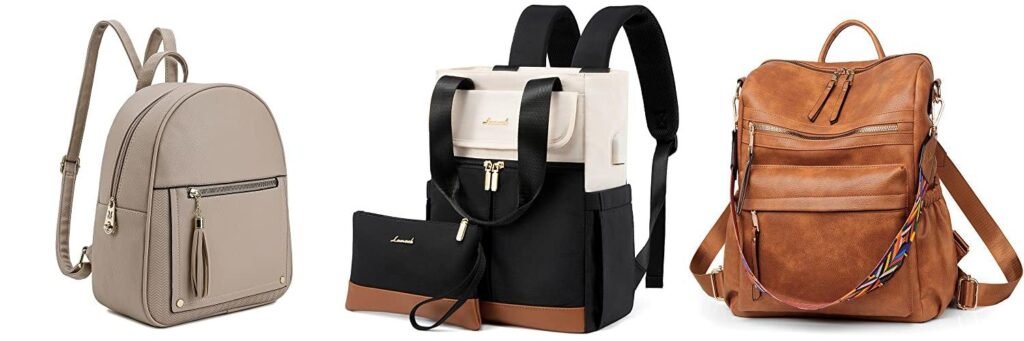 Backpack Purse For Moms combined image