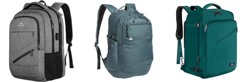 Backpack With Trolley Sleeve combined image