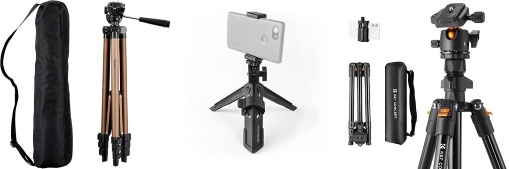 Backpacking Camera Tripod combined image