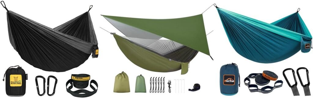 Backpacking Hammock combined image