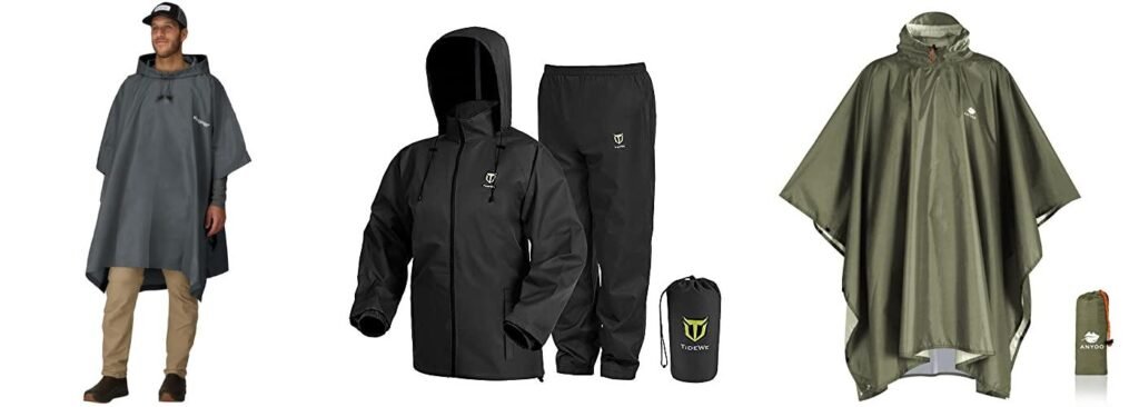 Backpacking Rain Gear combined image