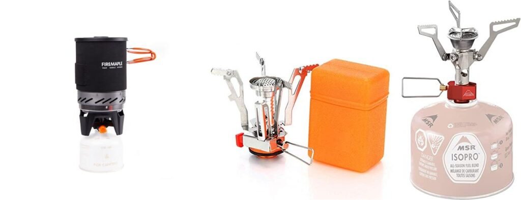 Backpacking Stoves combined image