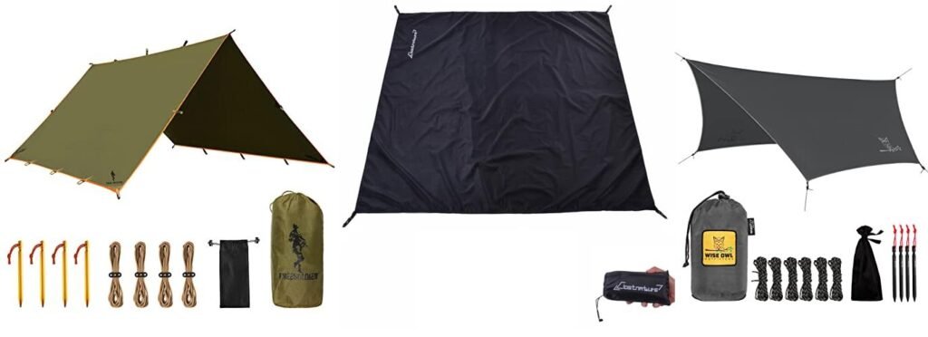Backpacking Tarp combined image
