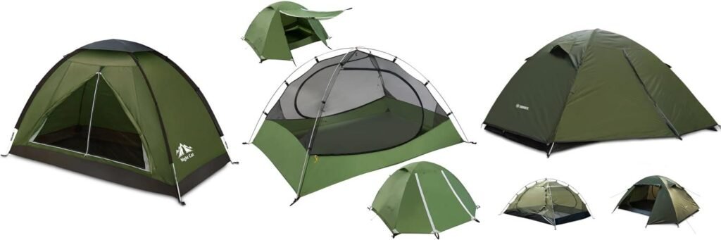 Backpacking Tent For Two combined image